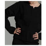 スタイルが研ぎ澄まされるエンボスチェックニットカーディガン レディース | Sawa a la mode | 詳細画像16 