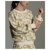 さり気ない個性を纏うリーフモチーフふくれジャガードプルオーバー レディース | Sawa a la mode | 詳細画像4 