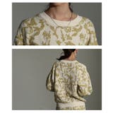 さり気ない個性を纏うリーフモチーフふくれジャガードプルオーバー レディース | Sawa a la mode | 詳細画像5 