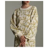 さり気ない個性を纏うリーフモチーフふくれジャガードプルオーバー レディース | Sawa a la mode | 詳細画像10 