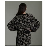 さり気ない個性を纏うリーフモチーフふくれジャガードプルオーバー レディース | Sawa a la mode | 詳細画像16 