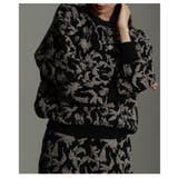 さり気ない個性を纏うリーフモチーフふくれジャガードプルオーバー レディース | Sawa a la mode | 詳細画像18 