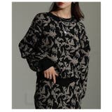 さり気ない個性を纏うリーフモチーフふくれジャガードプルオーバー レディース | Sawa a la mode | 詳細画像22 