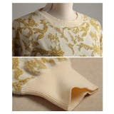 さり気ない個性を纏うリーフモチーフふくれジャガードプルオーバー レディース | Sawa a la mode | 詳細画像23 