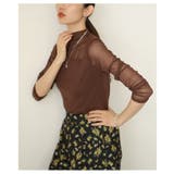 シアーなのに裏起毛で暖かい身頃裏起毛シアートップス レディース ファッション | Sawa a la mode | 詳細画像4 