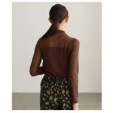 シアーなのに裏起毛で暖かい身頃裏起毛シアートップス レディース ファッション | Sawa a la mode | 詳細画像8 