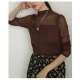 シアーなのに裏起毛で暖かい身頃裏起毛シアートップス レディース ファッション | Sawa a la mode | 詳細画像9 