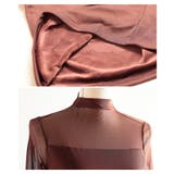 シアーなのに裏起毛で暖かい身頃裏起毛シアートップス レディース ファッション | Sawa a la mode | 詳細画像23 