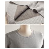 「スッキリ見え×暖かい」裏起毛ニットトップス レディース ファッション | Sawa a la mode | 詳細画像23 