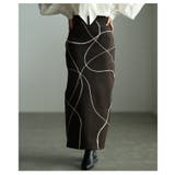 大人モードを完成させるランダムラインニットナロースカート レディース ファッショ… | Sawa a la mode | 詳細画像21 