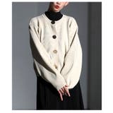 上品に映えるメタルボタンスポンジニットカーディガン レディース トップス | Sawa a la mode | 詳細画像16 
