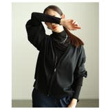 気負わず羽織れるドッキングジップアップカーディガン レディース ファッション | Sawa a la mode | 詳細画像16 