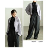 空気を纏う軽やかなボリューム袖ショートライトブルゾン レディース ファッション | Sawa a la mode | 詳細画像8 