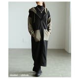 配色で魅せるカラーブロックロングフーディ レディース ワンピース | Sawa a la mode | 詳細画像7 