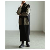 配色で魅せるカラーブロックロングフーディ レディース ワンピース | Sawa a la mode | 詳細画像18 