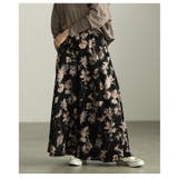 大人モダンな花模様に魅了する花柄フレアスカート レディース ファッション | Sawa a la mode | 詳細画像14 