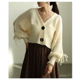 大人の抜け感たっぷりのリボンニットカーディガン レディース トップス | Sawa a la mode | 詳細画像2 