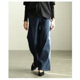 デイリーに頼れるイージーワイドデニムパンツ レディース ボトムス | Sawa a la mode | 詳細画像9 