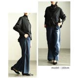 デイリーに頼れるイージーワイドデニムパンツ レディース ボトムス | Sawa a la mode | 詳細画像10 