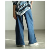 デイリーに頼れるイージーワイドデニムパンツ レディース ボトムス | Sawa a la mode | 詳細画像16 