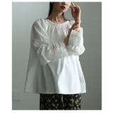 女性らしく手元華やぐ前後2way袖レースブラウス レディース ファッション | Sawa a la mode | 詳細画像16