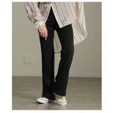 脚長見えするボンディングフレアレギンスパンツ レディース ボトムス | Sawa a la mode | 詳細画像16 