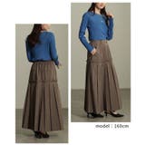 大人の品格漂うプリーツ切替ロングスカート レディース ボトムス | Sawa a la mode | 詳細画像10 