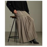 大人の品格漂うプリーツ切替ロングスカート レディース ボトムス | Sawa a la mode | 詳細画像16 
