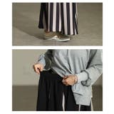 存在感で魅せるランダムストライプフレアスカート レディース ボトムス | Sawa a la mode | 詳細画像5 