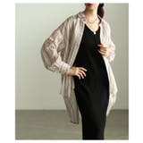 綺麗めマニッシュ纏うシアーストライプシャツチュニック レディース ファッション | Sawa a la mode | 詳細画像14 