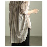 綺麗めマニッシュ纏うシアーストライプシャツチュニック レディース ファッション | Sawa a la mode | 詳細画像21 