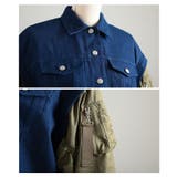 羽織るだけで差がつくデニム×MA 1ドッキングGジャン レディース | Sawa a la mode | 詳細画像19 