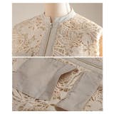 甘さを削ぎ落した裾ドロストジップアップレースブルゾン レディース ファッション | Sawa a la mode | 詳細画像23 