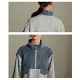 人と差がつくデニムアクセントロングスウェットワンピース レディース ワンピース | Sawa a la mode | 詳細画像5 