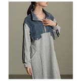 人と差がつくデニムアクセントロングスウェットワンピース レディース ワンピース | Sawa a la mode | 詳細画像9 