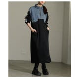 人と差がつくデニムアクセントロングスウェットワンピース レディース ワンピース | Sawa a la mode | 詳細画像16 