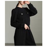 着るだけで上品見えするテクスチャードワイドセットアップ レディース ボトムス | Sawa a la mode | 詳細画像9 