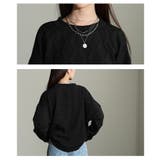 カジュアル×モードな格子柄エンボスプルオーバートップス レディース ファッション | Sawa a la mode | 詳細画像5 