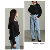 カジュアル×モードな格子柄エンボスプルオーバートップス レディース ファッション | Sawa a la mode | 詳細画像10 