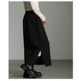 綺麗めモードを纏う格子柄エンボスサイドスリットスカート レディース ファッション | Sawa a la mode | 詳細画像13 