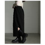 綺麗めモードを纏う格子柄エンボスサイドスリットスカート レディース ファッション | Sawa a la mode | 詳細画像19 