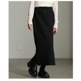 綺麗めモードを纏う格子柄エンボスサイドスリットスカート レディース ファッション | Sawa a la mode | 詳細画像22 