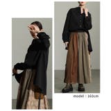 羽織ればこなれるスタンドカラーフィッシュテールシャツ レディース ファッション | Sawa a la mode | 詳細画像7 