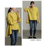 羽織ればこなれるスタンドカラーフィッシュテールシャツ レディース ファッション | Sawa a la mode | 詳細画像10 