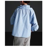 甘すぎない大人のフリルカラーストライプブラウス レディース トップス | Sawa a la mode | 詳細画像14 