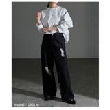 穿くだけでサマになるデニムダメージパンツ レディース パンツ | Sawa a la mode | 詳細画像13