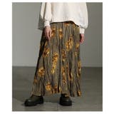 コーデが華やぐフラワープリントフレアスカート レディース スカート | Sawa a la mode | 詳細画像4 