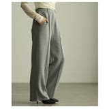 美シルエットを描くセンターシームボンディングワイドパンツ レディース ファッショ… | Sawa a la mode | 詳細画像8