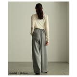 美シルエットを描くセンターシームボンディングワイドパンツ レディース ファッショ… | Sawa a la mode | 詳細画像10