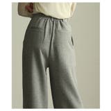 美シルエットを描くセンターシームボンディングワイドパンツ レディース ファッショ… | Sawa a la mode | 詳細画像12